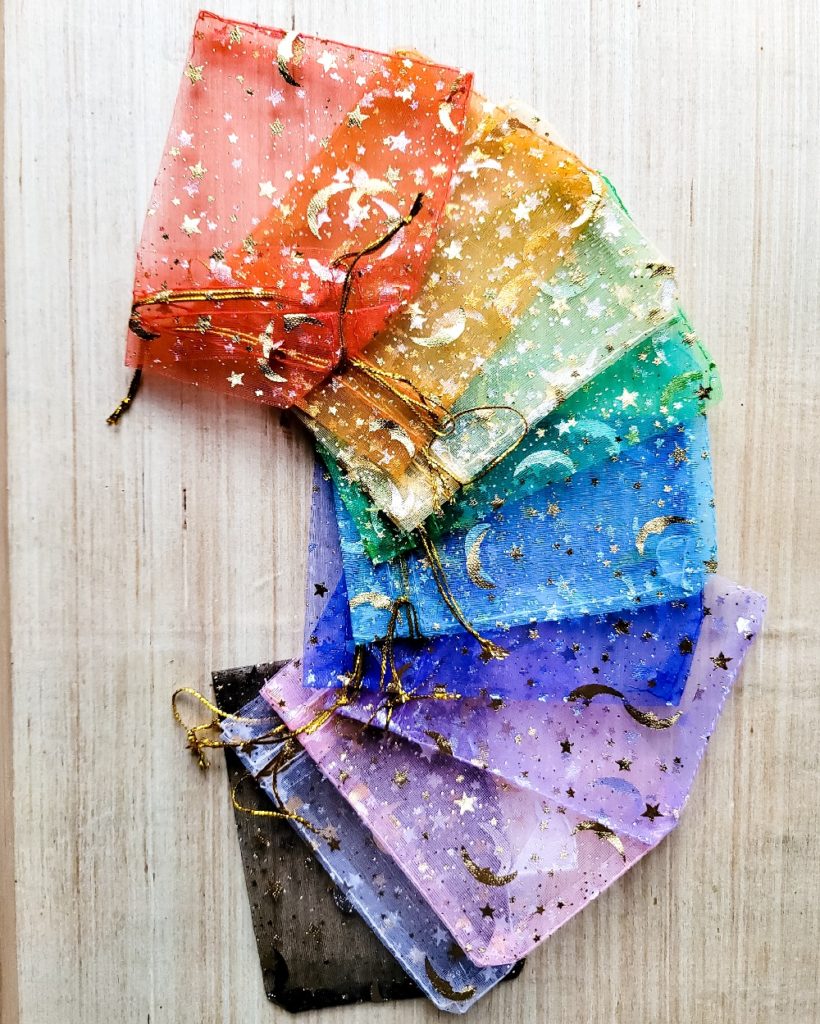 Rainbow Product/Spell/Favor Pouches