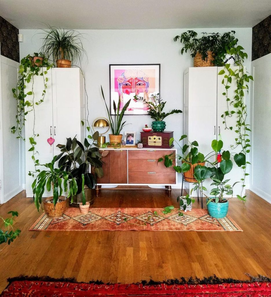 Sustainably Furnish A Home- Former China Cabinet bottom becomes sideboard