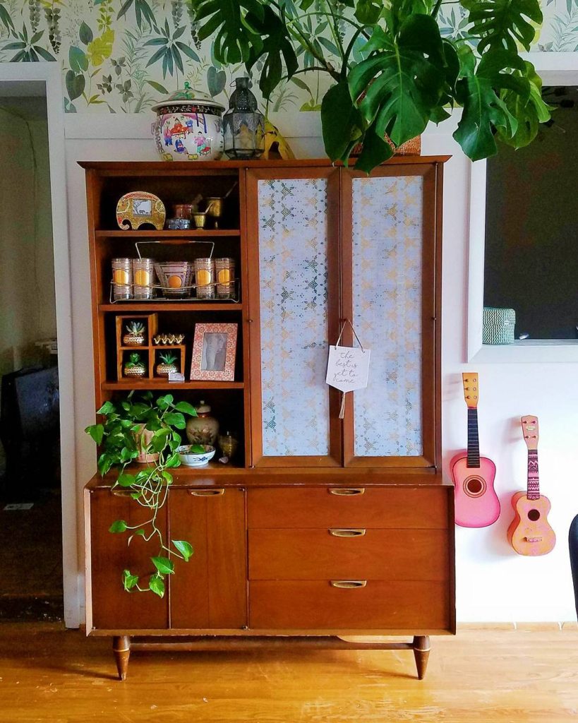 Sustainably Furnish A Home- Save antique china cabinet from ending up in a landfill