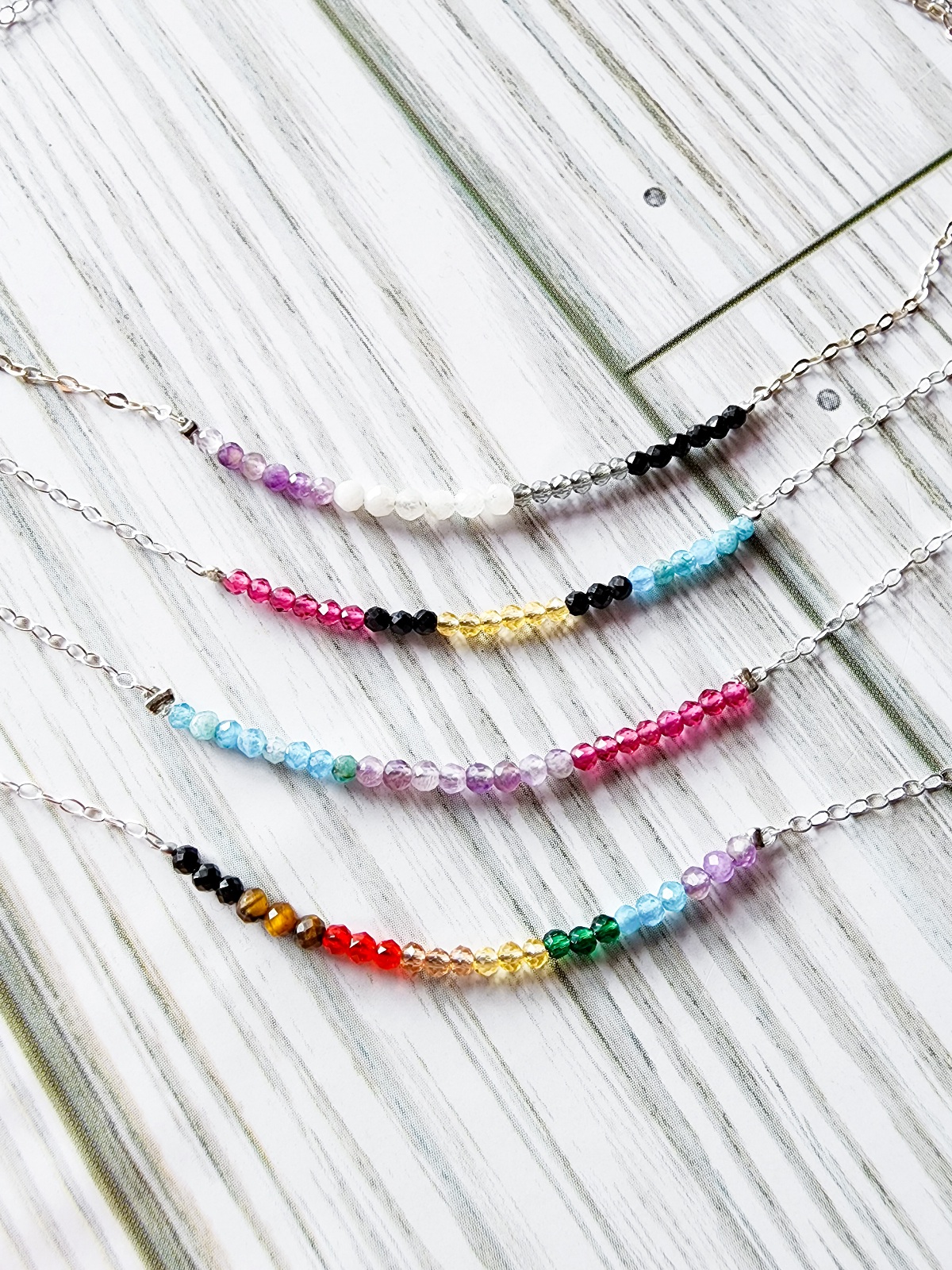 Rainbow Natural Gemstone 925 Sterling Solid Silver Marquise Cabochon Stone Handmade  Necklace at Rs 1104.29/piece | Sterling Silver Necklaces in Jaipur | ID:  23803761488
