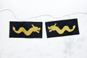 DIY Lunar New Year Decorations - banners and lanterns